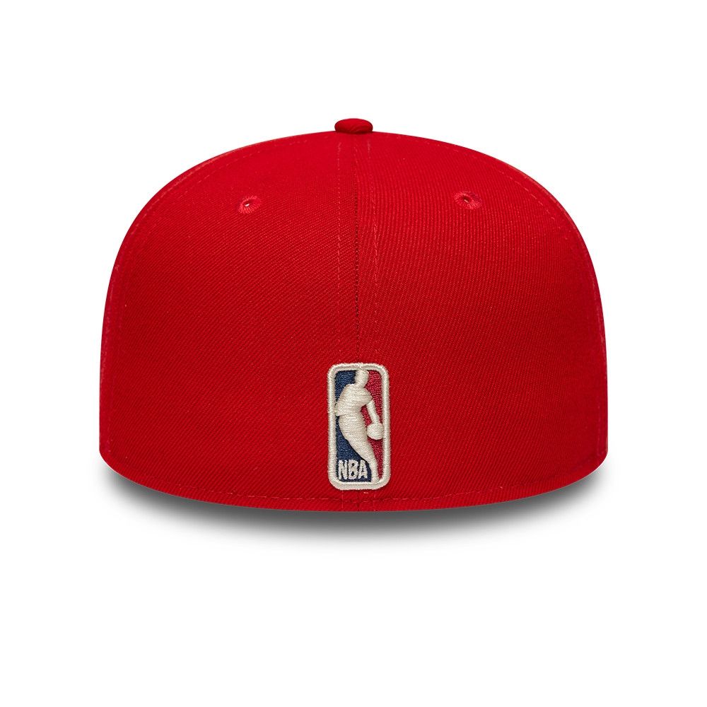 Cappello New Era 59FIFTY Fitted Philadelphia 76ers Red