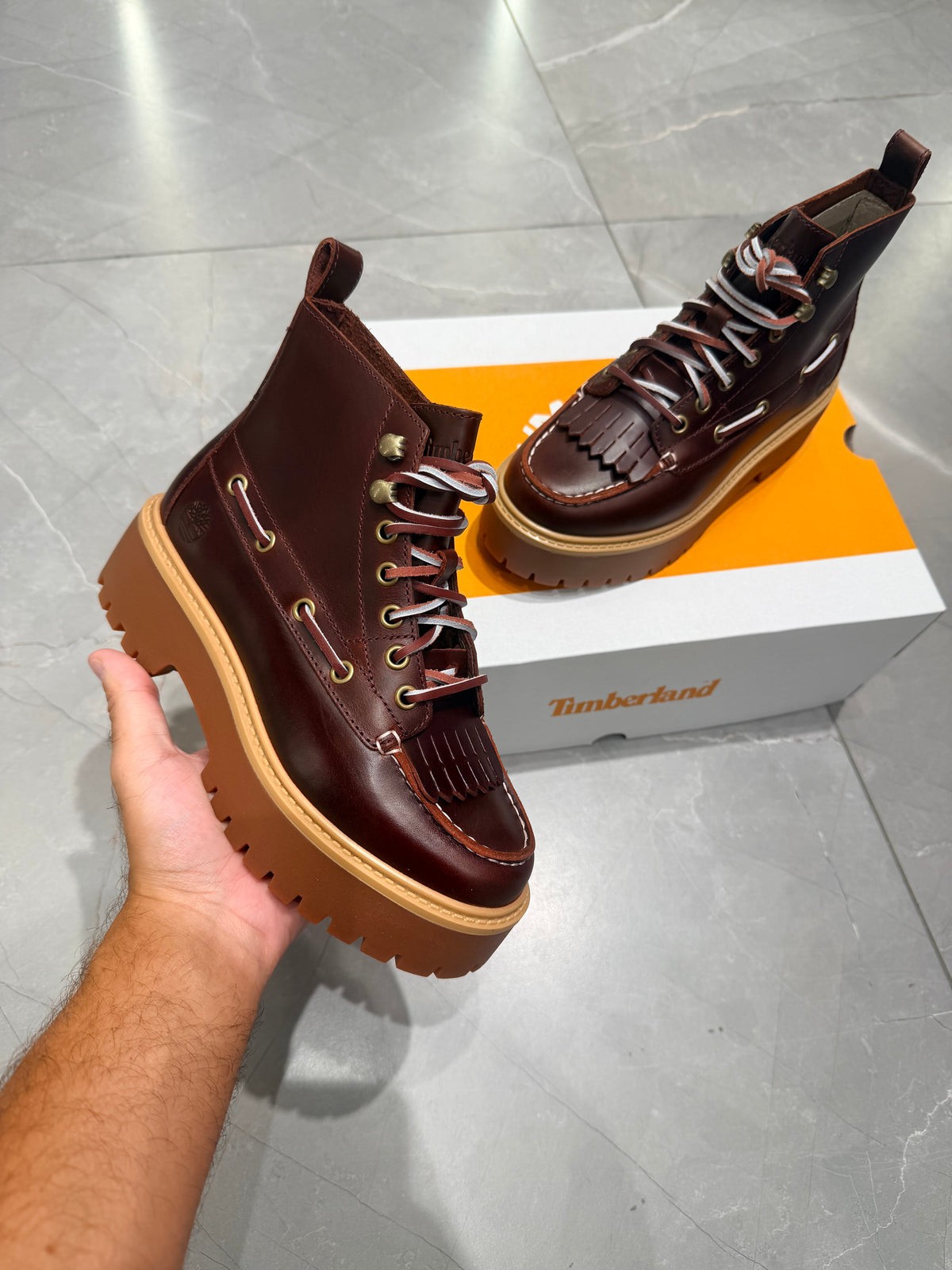 Timberland Platform Borgogna