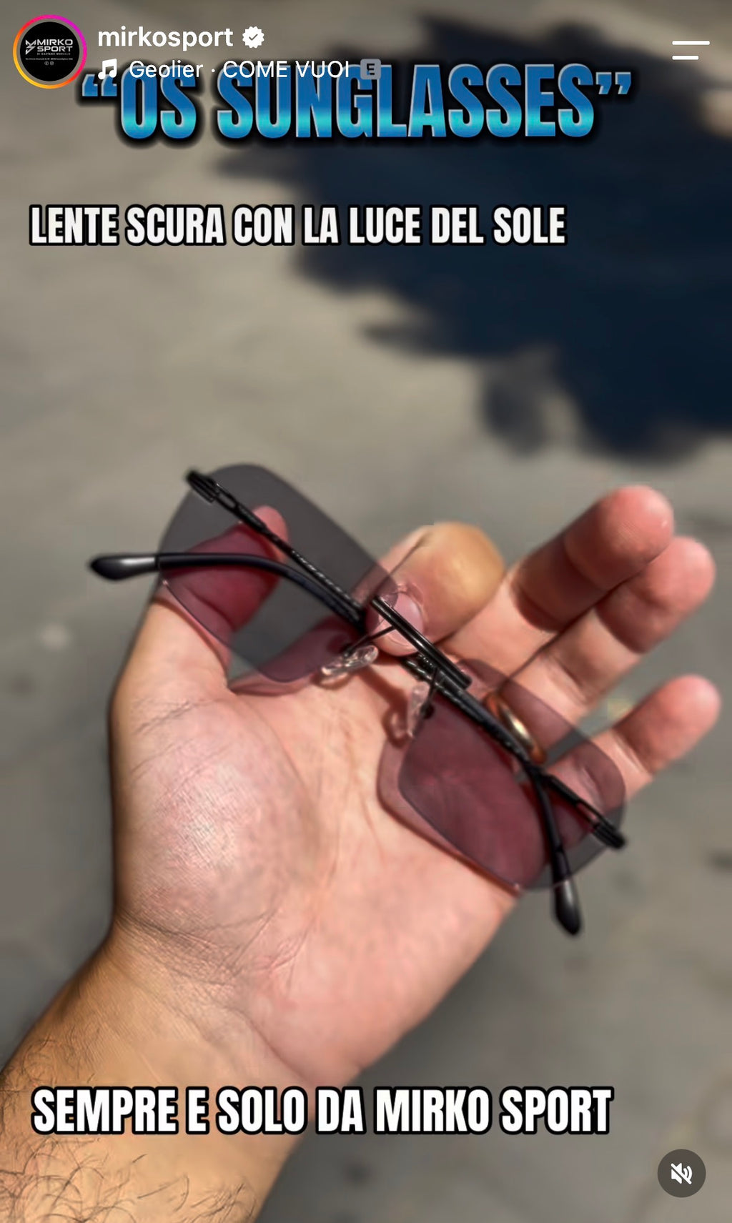 Occhiali Os Sunglasses Miami fotocromatico