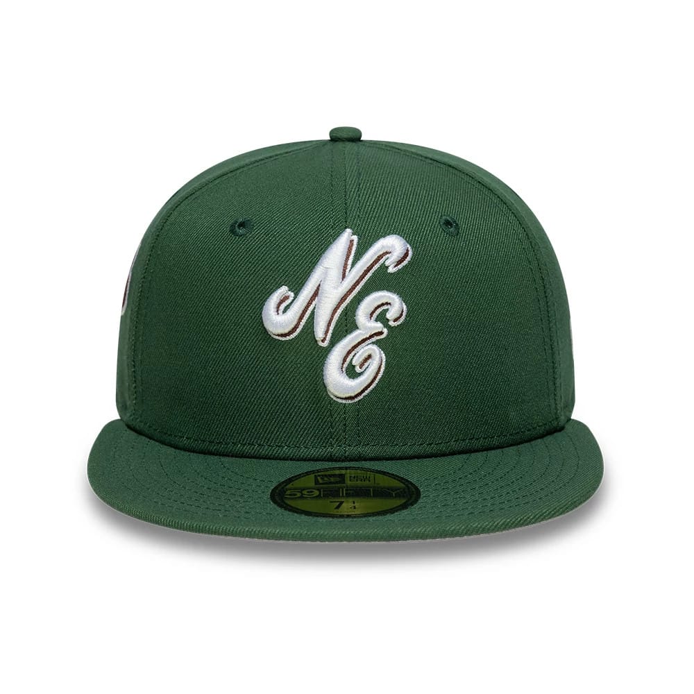 Cappello New Era 59FIFTY Fitted verde scuro