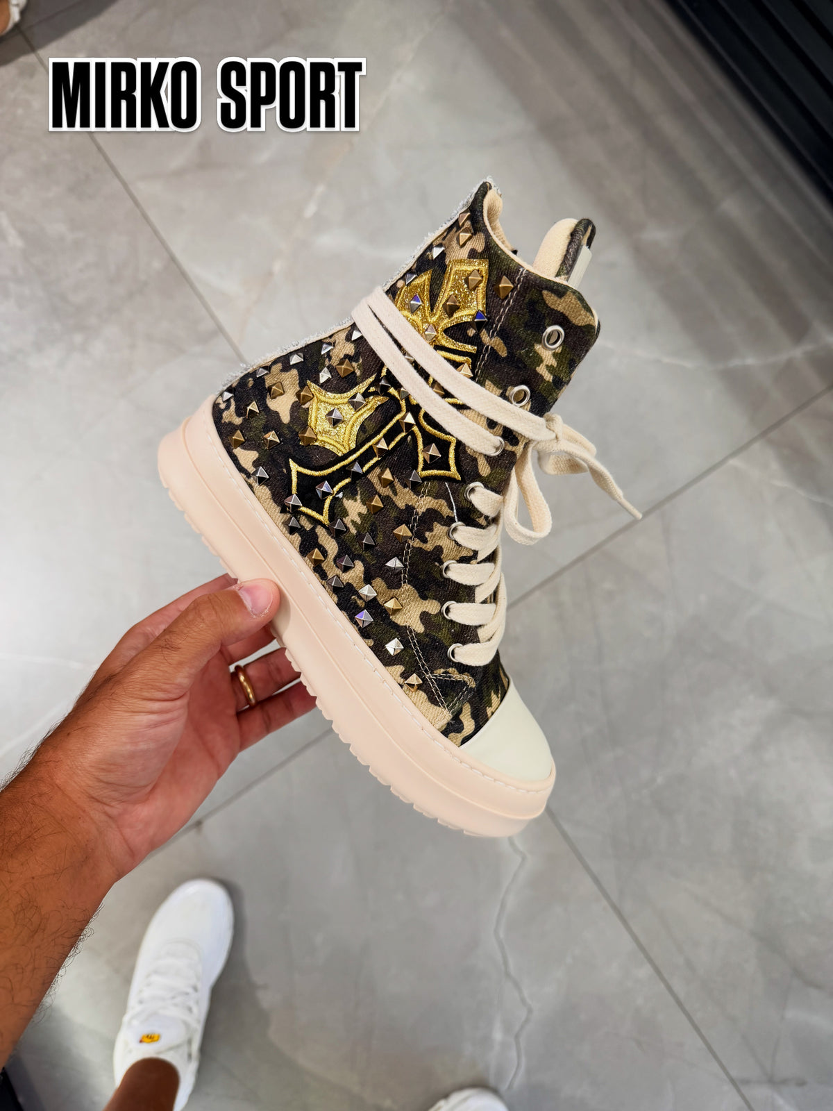 DSAS CROCE GLITTER ORO