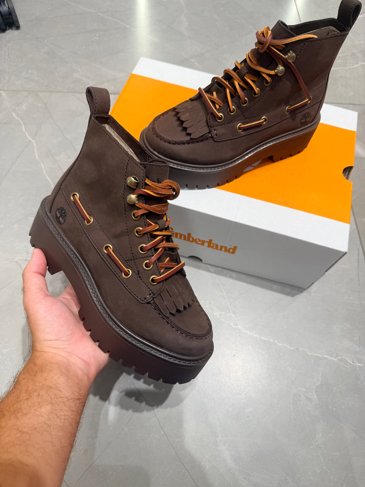 Timberland Platform Dark Brown