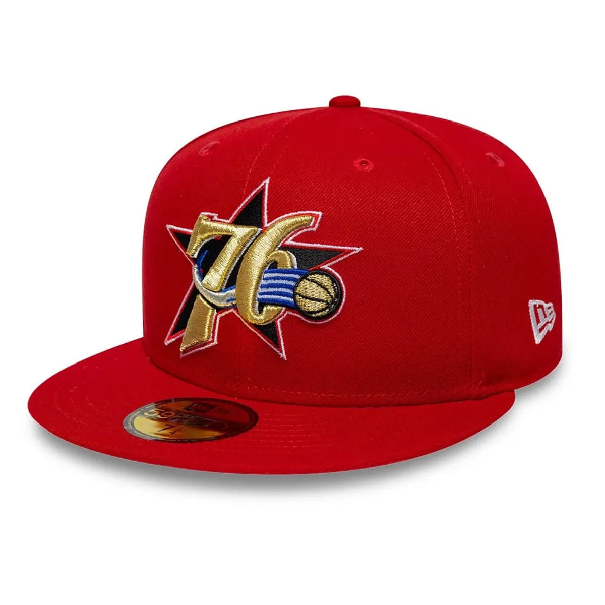 Cappello New Era 59FIFTY Fitted Philadelphia 76ers Red