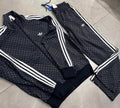 Tuta Adidas prima linea monogram nera