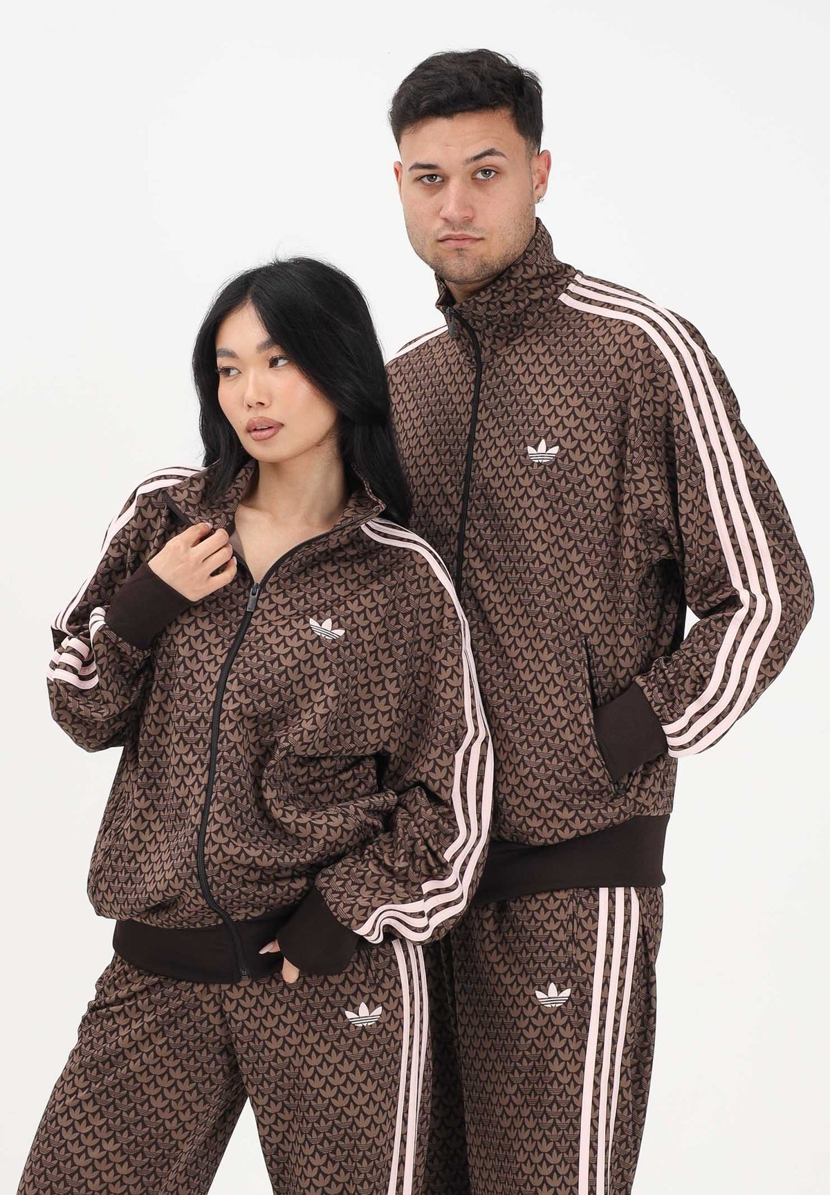 Tuta Adidas MONOGRAM marrone