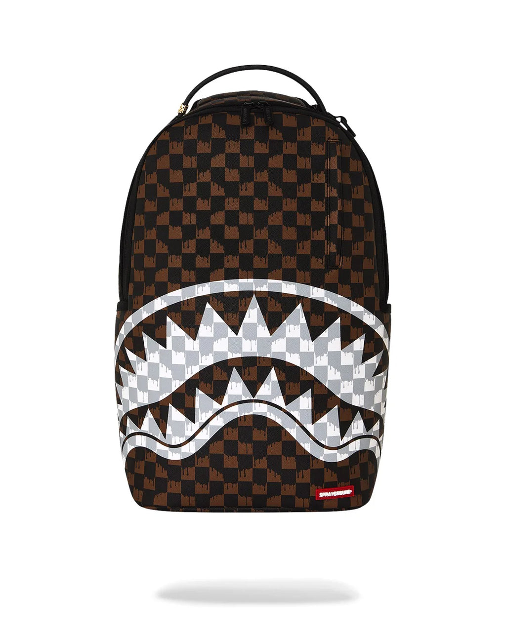 Zaino Sprayground Brown & Cream Drip Check