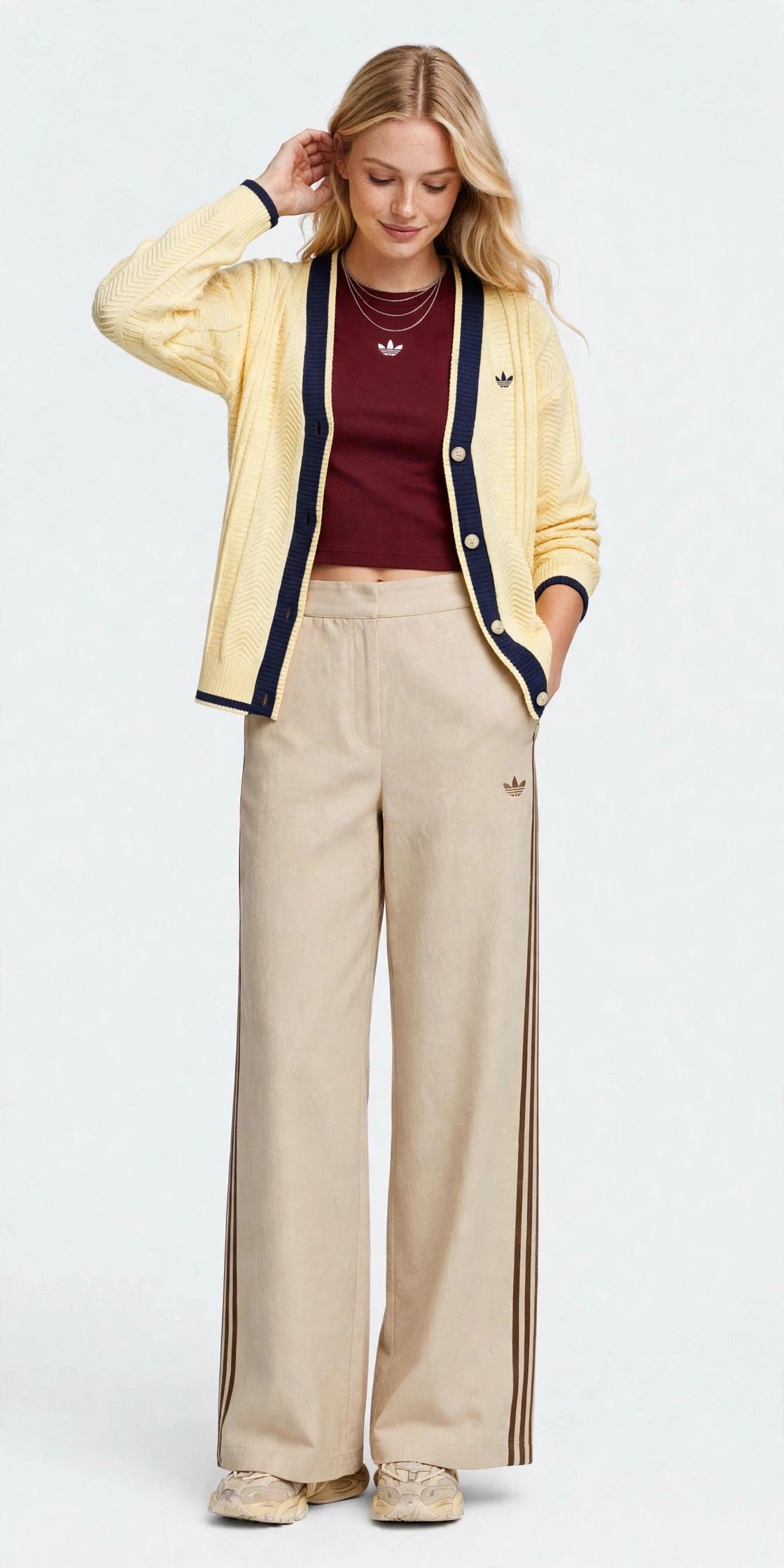 Cardigan Adidas vanilla
