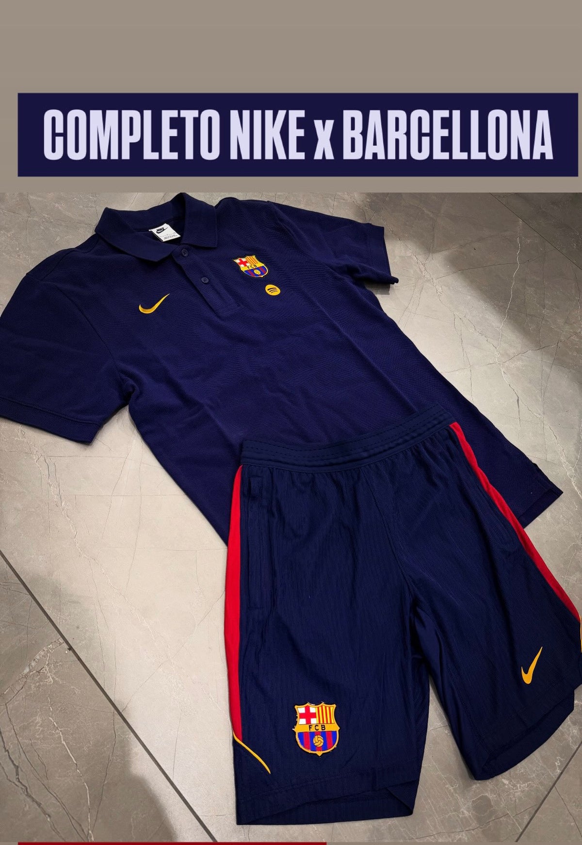 Completo Nike per Barcellona