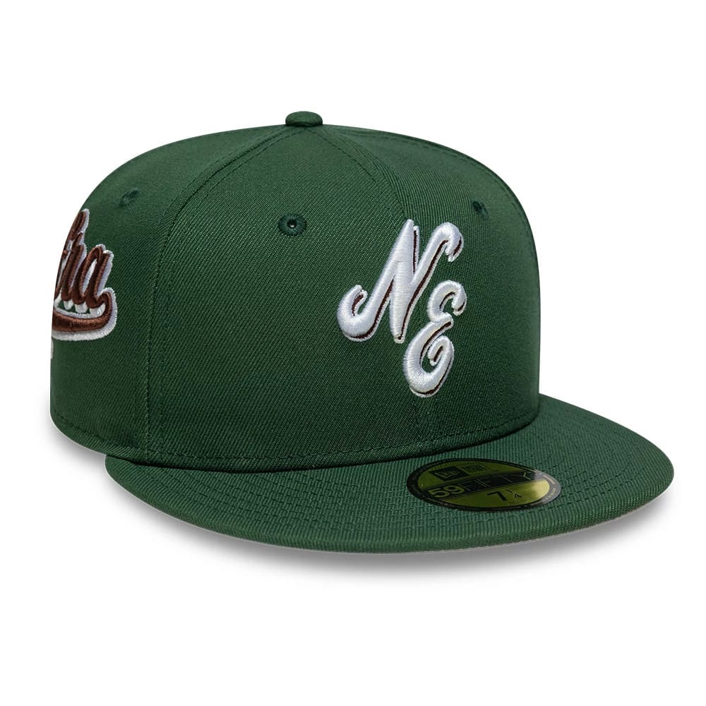 Cappello New Era 59FIFTY Fitted verde scuro