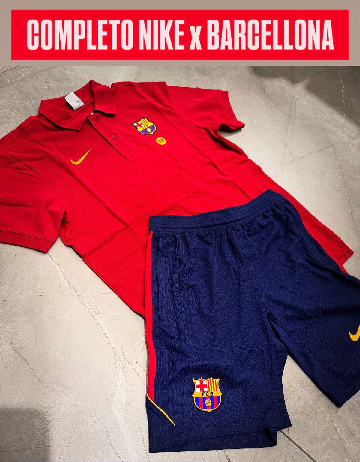 Completo Nike per Barcellona