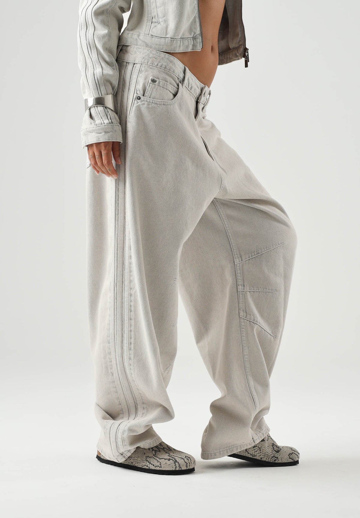 Jeans Adidas Grigio chiaro