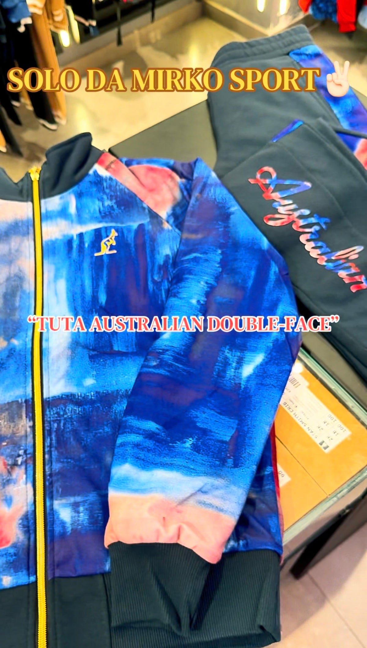 Tuta Australian Reversibile Blu
