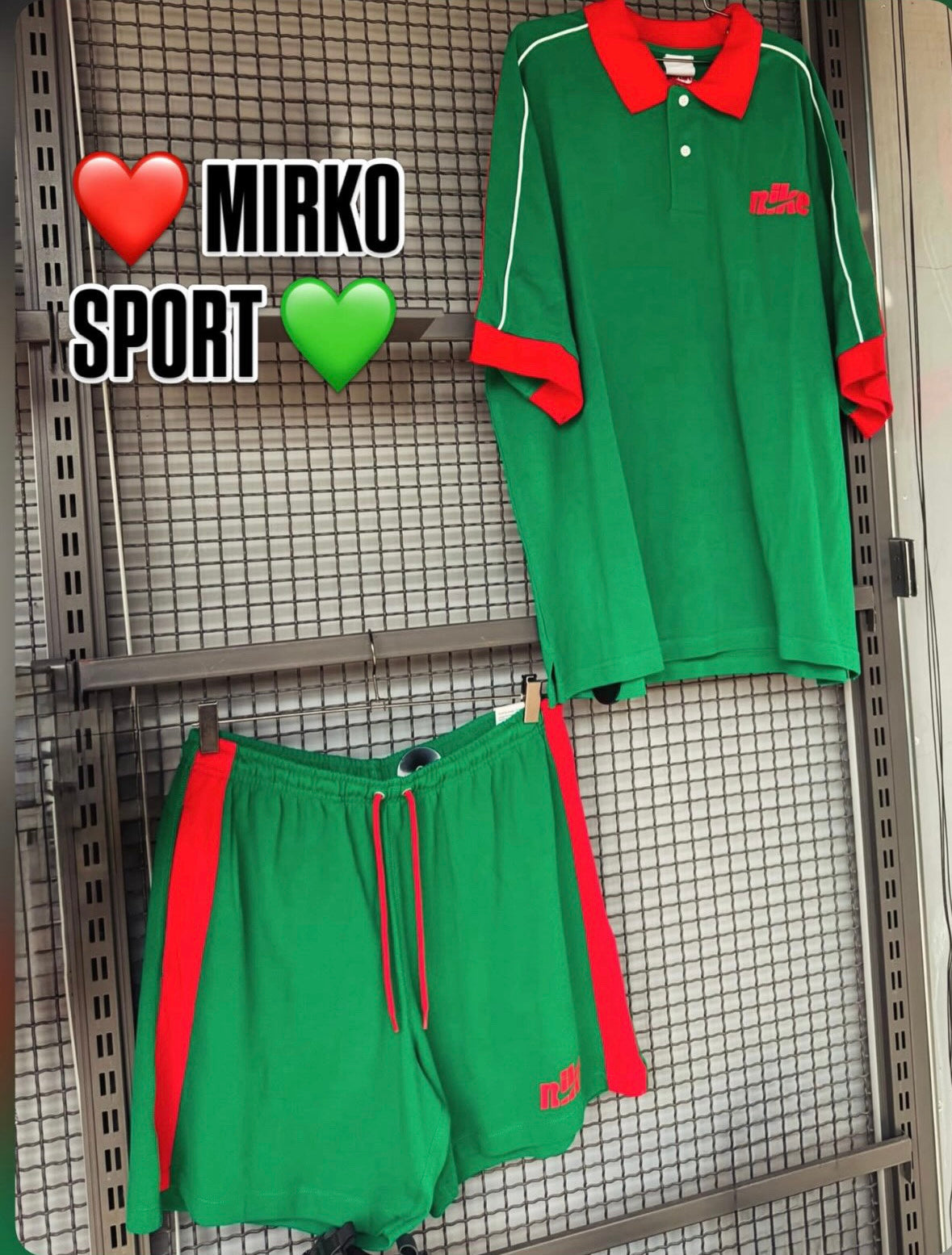 Completo Nike Polo verde