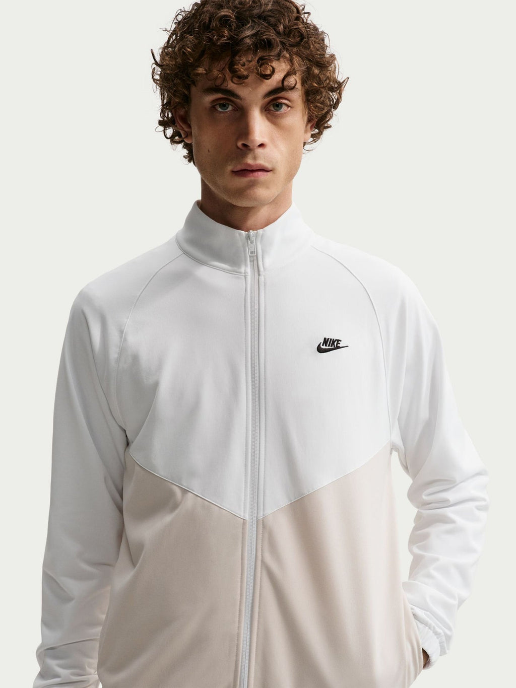 Tuta Nike acetata bianca/beige