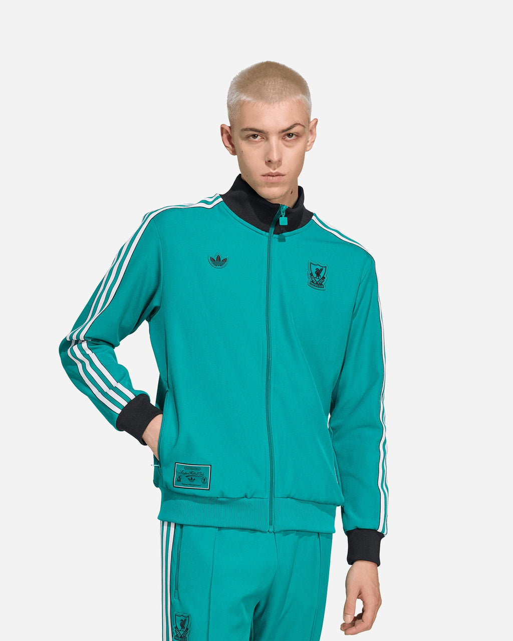 Tuta Adidas Originals Liverpool verde