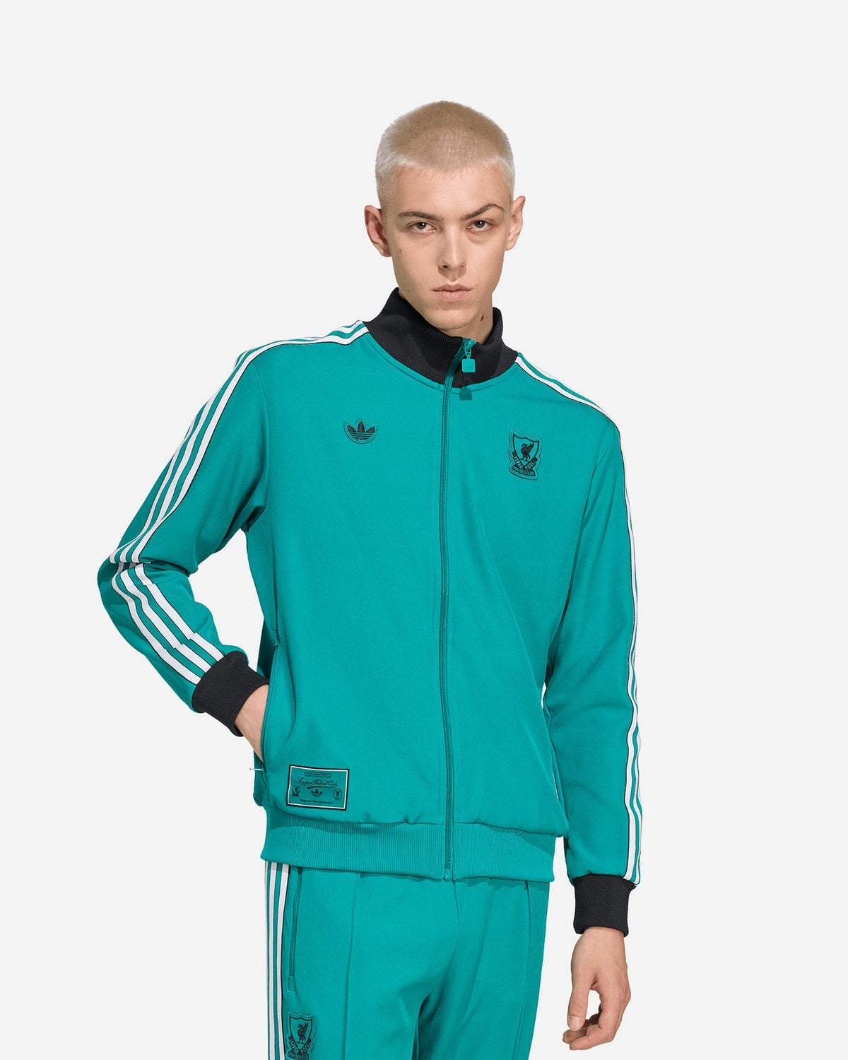 Tuta Adidas Originals Liverpool verde