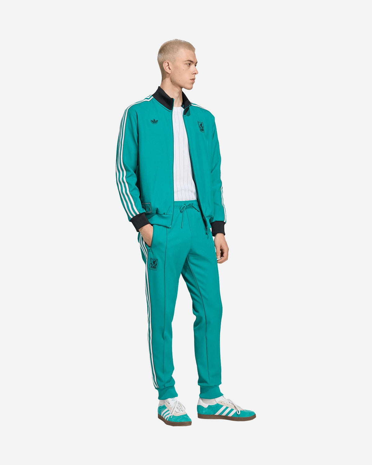 Tuta Adidas Originals Liverpool verde