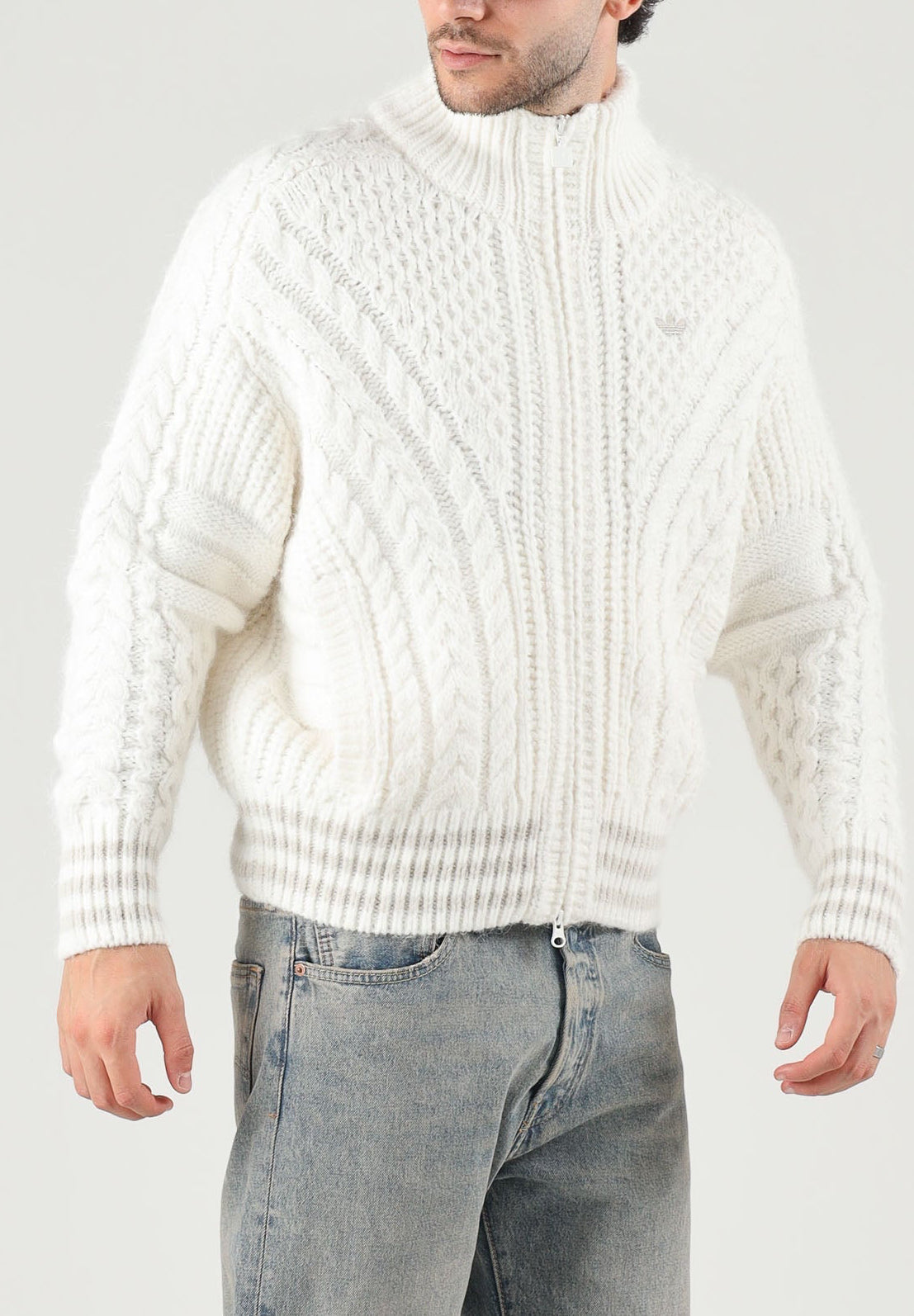 Cardigan Adidas Originals Bianco