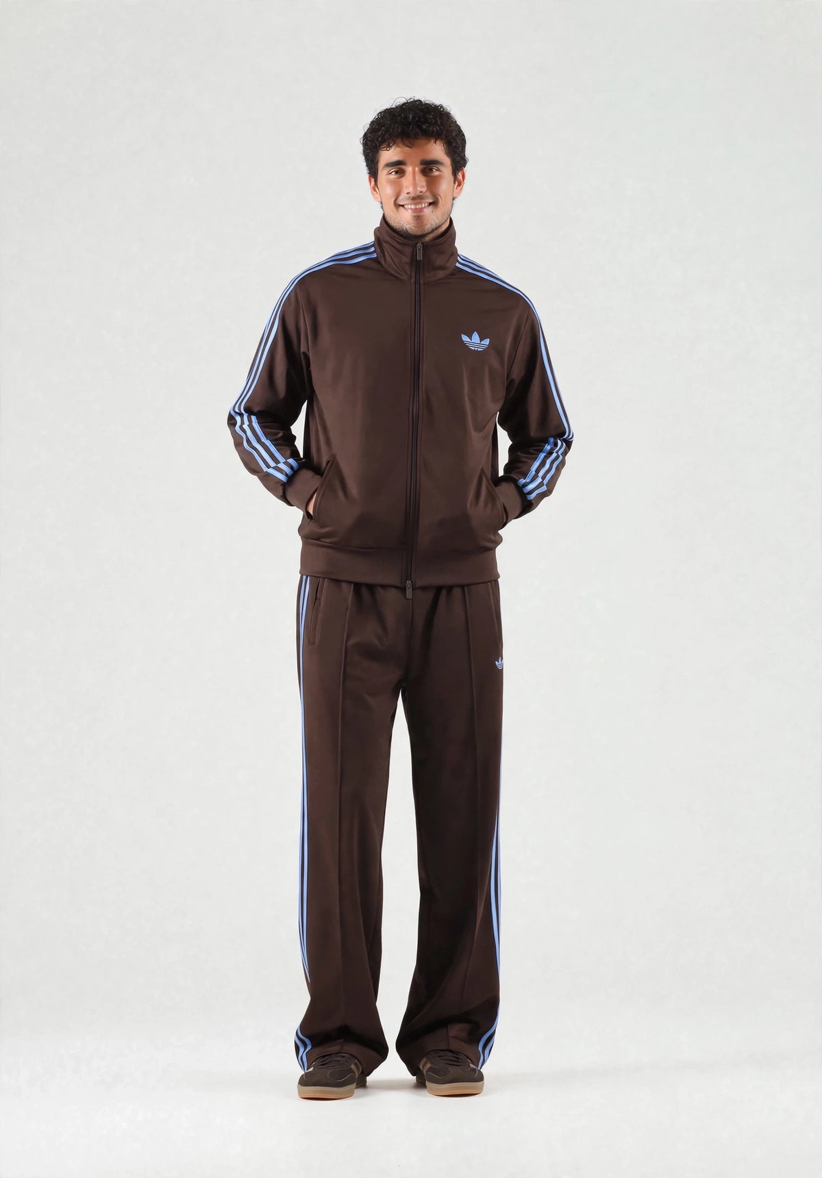 Tuta Adidas Originals Marrone